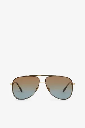 Tom Ford Mens Ft1071 Leon Aviator-Frame Metal Sunglasses