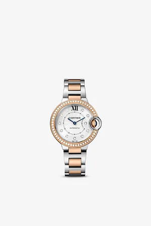 Cartier Crw3Bb0023 Ballon Bleu De 18ct Rose-Gold, Stainless-Steel and 0.63ct Brilliant-Cut Diamond Automatic Watch