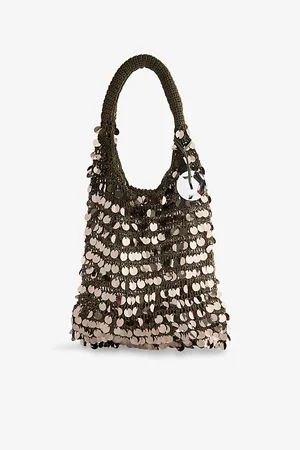 J.W.Anderson Womens Sequin Woven Hobo Bag