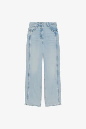 IRO Womens Sirius Wide-Leg Denim Jeans