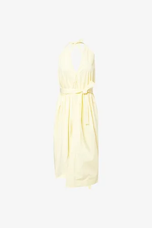 16Arlington Womens Vitalia Sleeveless Cotton Midi Dress