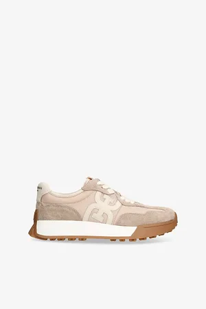 Sam Edelman Womens Langley Suede and Mesh Low-Top Trainers