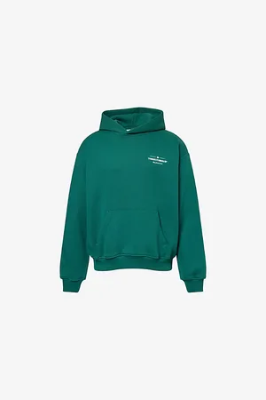 The Couture Club Mens Copyright Logo-Print Cotton Hoody