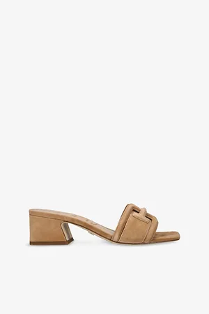 Sam Edelman Womens Waylon Suede Heeled Mules