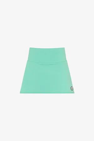 Lululemon Womens Brand-Patch Flared Stretch-Woven Mini Skirt