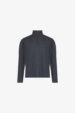 vuori Mens Ponto Half-Zip Stretch-Woven Sweatshirt