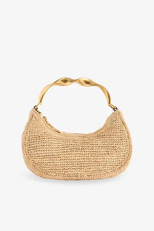 Simkhai Womens Nixi Raffia Mini Hobo Bag