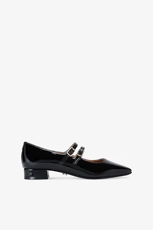 Carvela Womens Harper Patent-Leather Heeled Pumps