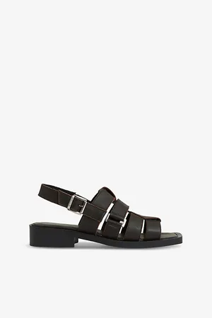 Reiss Womens Marlie Leather Sandals