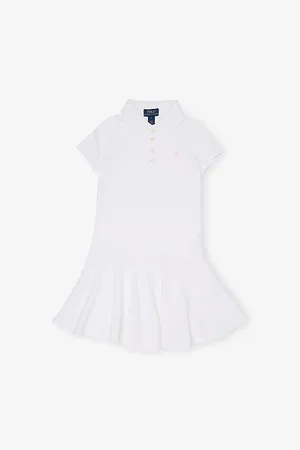 Ralph Lauren Flared Polo-Collar Stretch-Cotton Piqué Dress 2-6 Years