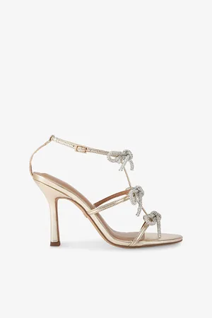 Kurt Geiger Womens Scarlet Heeled Woven Sandals
