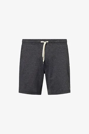 vuori Mens Ponto Elasticated-Waist Stretch-Woven Shorts