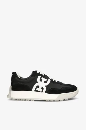 Sam Edelman Womens Langley Suede and Mesh Low-Top Trainers