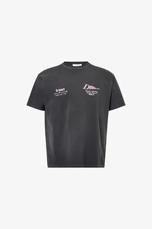 Duke & Dexter Mens Alpine F1 Graphic-Print Cotton T-Shirt