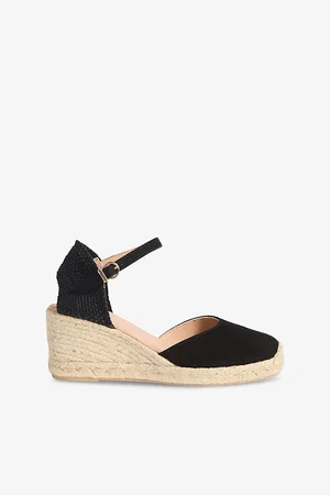 LK Bennett Womens Marissa Suede Platform Espadrilles