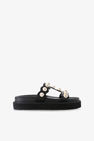 Carvela Womens Gianna Faux-Leather Sandals