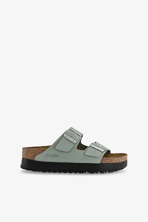 Birkenstock Womens Arizona Flex Platform Leather Sandals