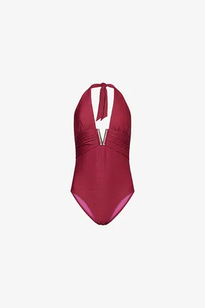 Heidi Klein Womens Cassis V-Bar Swimsuit