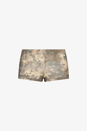 Praying Womens Star-Print Cotton-Jersey Shorts