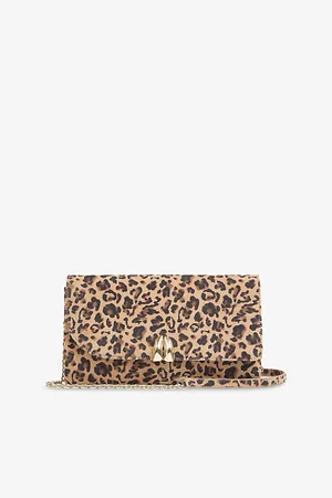 LK Bennett Womens Aria Suede Clutch Bag
