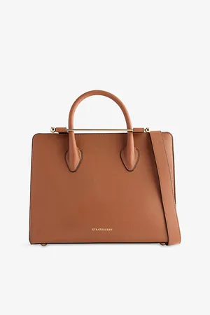 STRATHBERRY Womens Midi Leather Tote Bag