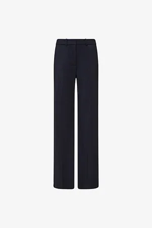Joseph Womens Morissey Tailoring Soft-Flare Stretch-Wool Trousers