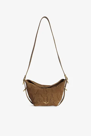 Zadig & Voltaire Womens Baby Jane Suede Shoulder Bag