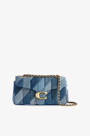 Coach Womens Tabby 26 Quilted Denim Cross-Body Bag