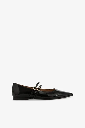 LK Bennett Womens Lulu Patent-Leather Flats