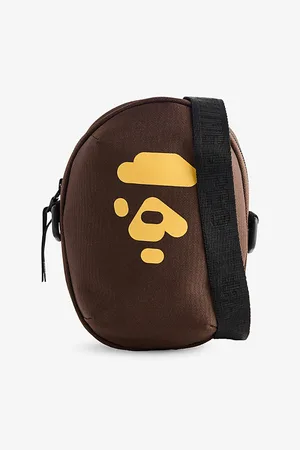 A Bathing Ape Mini Ape Head Woven Cross-Body Bag