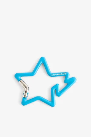 A Bathing Ape Mens B Star Metal Carabiner Keyring