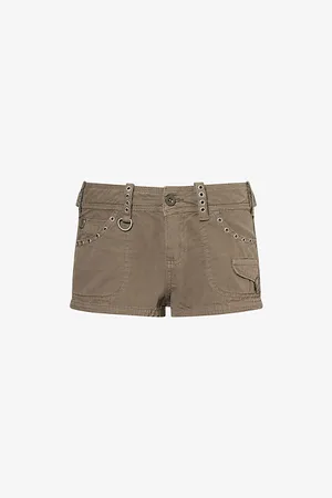 Jaded London Womens Tucana Cargo Cotton Mini Shorts