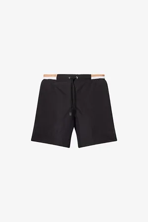 HUGO BOSS Mens Branded Elasticated-Waist Swim Shorts