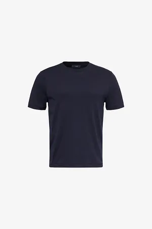 Dunhill Mens Crewneck Short-Sleeve Cotton T-Shirt