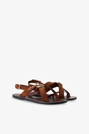 Soeur Womens Florence Leather Sandals