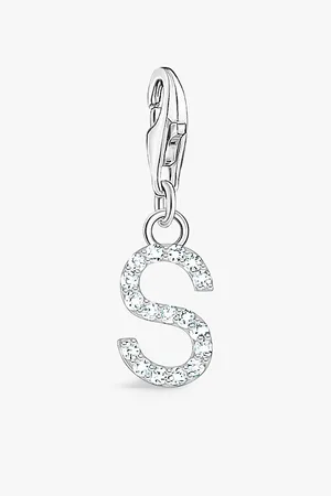 Thomas Sabo Womens S 925 Sterling-Silver and Zirconia Pendant Charm