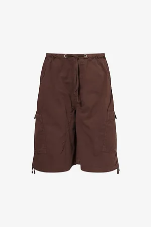 Jaded London Womens Parachute Cargo-Pocket Cotton Shorts