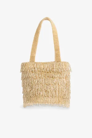 LK Bennett Womens Etsy Crystal and Mesh Beaded Bag