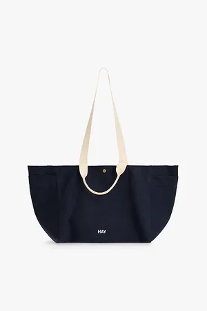 Hay Womens Brand-Embroidery Cotton Weekend Bag