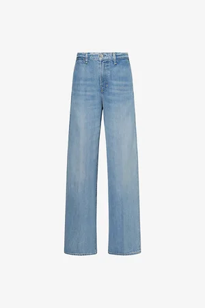 Citizens of Humanity Womens Ayla Polish Barrel-Leg Denim Jeans