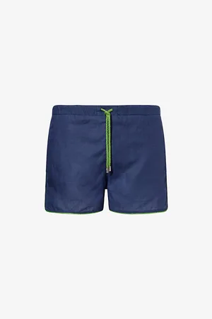 Vilebrequin Mens Maurice Drawstring-Waist Linen Swim Shorts