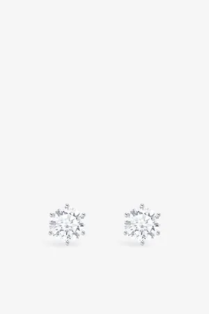 Thomas Sabo Womens Medium-Sized 925 Sterling Silver and Brilliant-Cut Cubic Zirconia Stud Earrings
