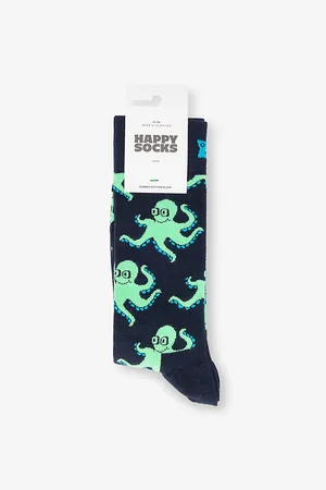 Happy Socks Mens Octopus Cotton-Blend Socks