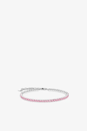 Thomas Sabo Womens Tennis 925 Sterling Silver and Cubic Zirconia Bracelet
