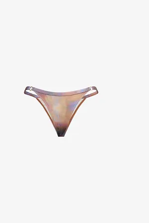Gracejacob Womens Stormi Graphic Print Bikini Bottom