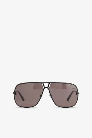 Tom Ford Mens Tf1204 Stavros Pilot-Frame Metal Sunglasses