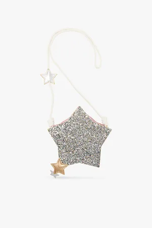 MIMI & LULA Sparkly Glitter-Embellished Star Bag