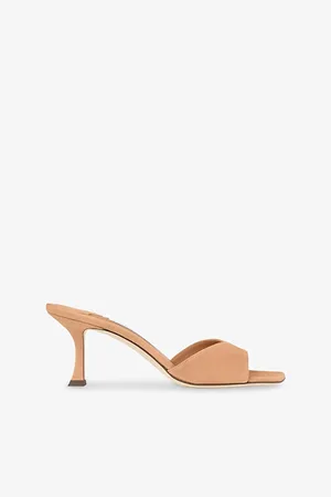 Jimmy Choo Womens Skye 70 Suede Heeled Sandals