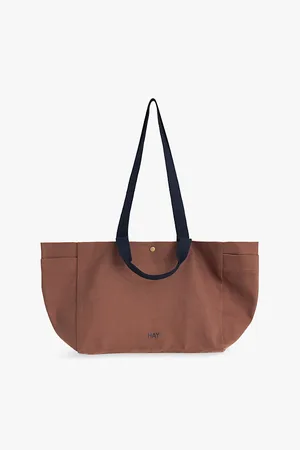 Hay Womens Brand-Embroidery Cotton Weekend Bag