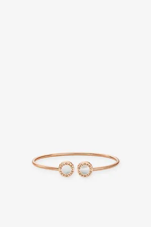 Bvlgari Womens 18ct Rose-Gold and Mother-Of-Pearl Bracelet